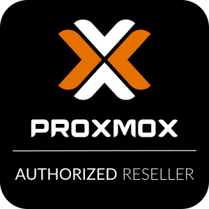 proxmox authorized reseller logo inverted color